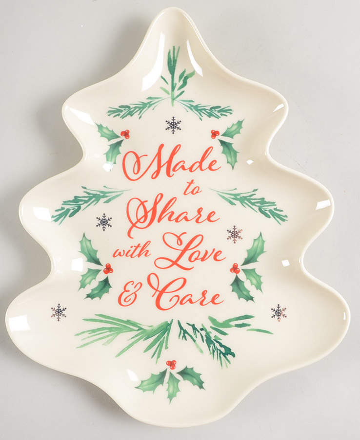 Holiday (Dimension) 11" Gift Giving Platter by Lenox-1