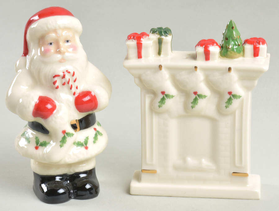 Holiday (Dimension) Figural Salt & Pepper Set by Lenox-1
