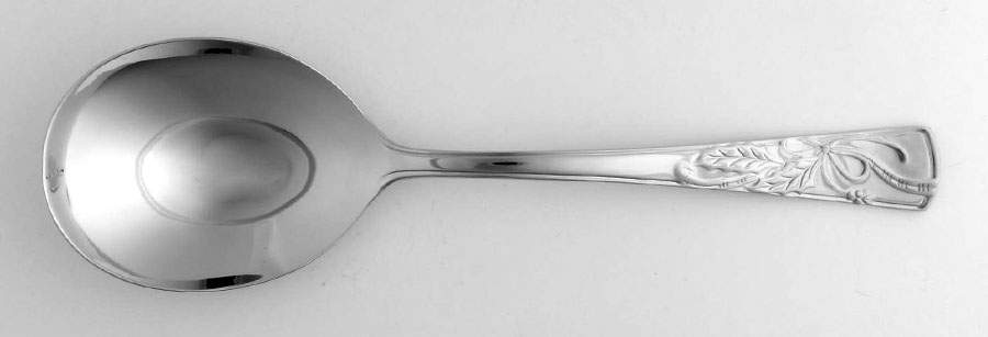 Holiday (Dimension) Salad Serving Spoon-All Stainless by Lenox-1