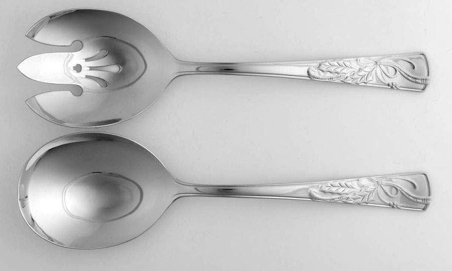 Holiday (Dimension) (2 Pc) Salad Set-All Stainless by Lenox-1