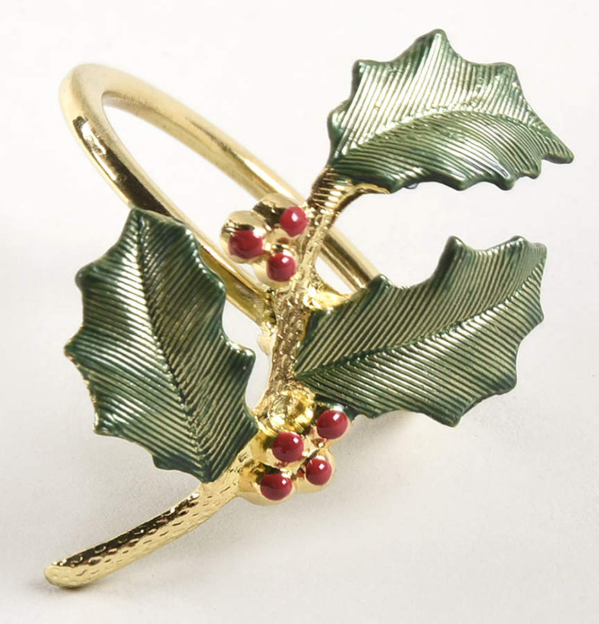 Holiday (Dimension) Metal Napkin Ring by Lenox-1