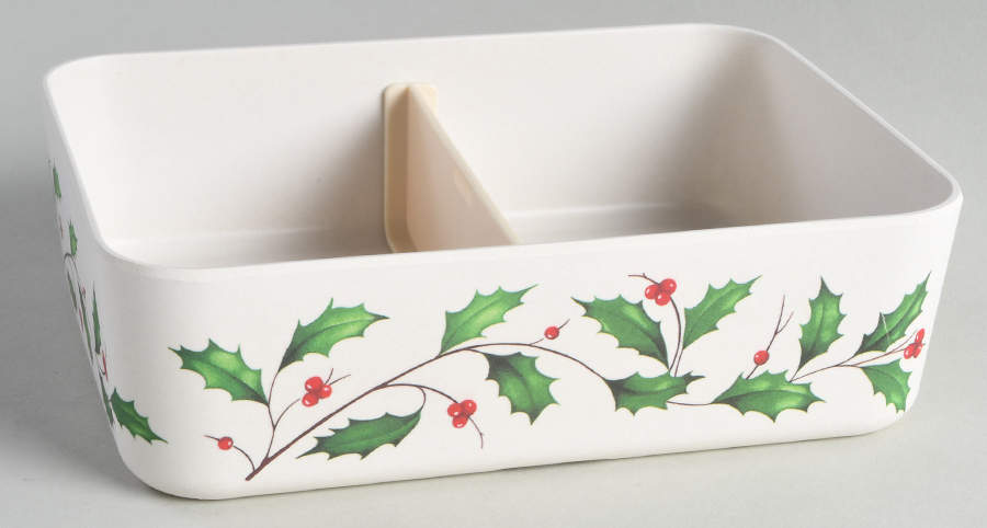 Holiday (Dimension) Bamboo Bento/Lunch Box No Lid by Lenox-1