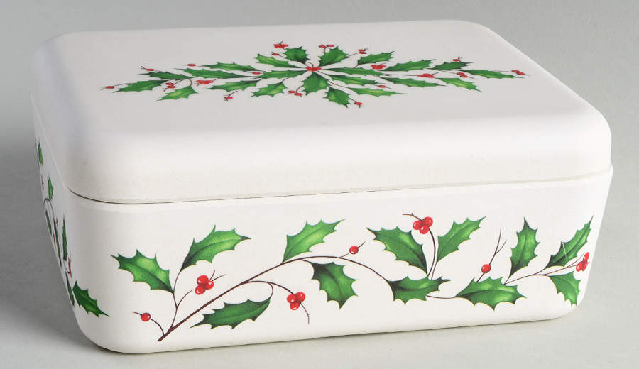 Holiday (Dimension) Bamboo Bento/Lunch Box & Lid by Lenox-1