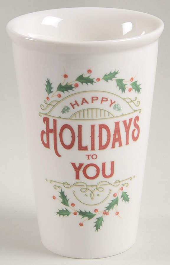 Holiday (Dimension) Travel Tumbler No Lid by Lenox-1