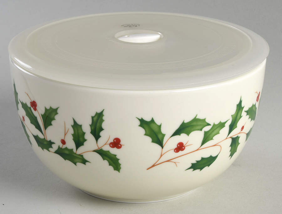 Holiday (Dimension) Stackable Bowl with Lid 6" by Lenox-1