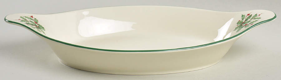 Holiday (Dimension) 11" Oval Baker/Vegetable Bowl by Lenox-1