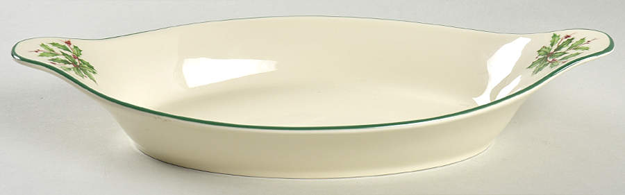 Holiday (Dimension) 11" Oval Baker/Vegetable Bowl by Lenox-1