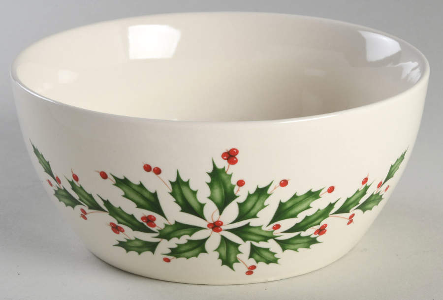Holiday (Dimension) 1 Qt Round Casserole No Lid by Lenox-1