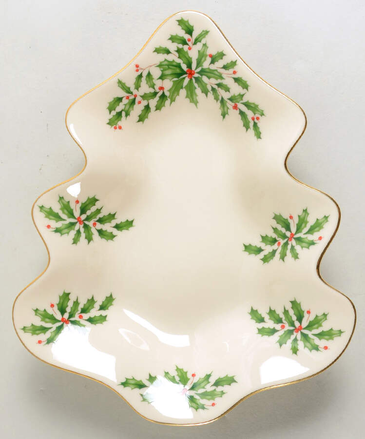 Holiday (Dimension) Large Tree Shaped Dish by Lenox-1