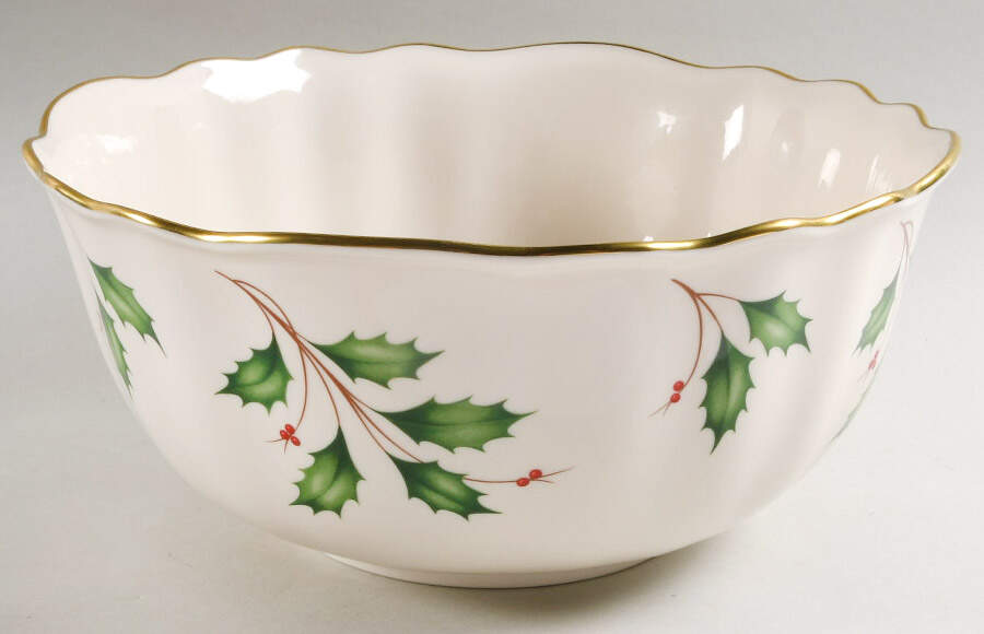 Holiday (Dimension) Punch Bowl by Lenox-1