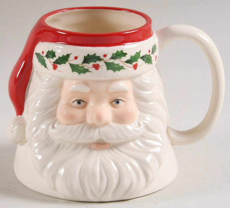 Holiday (Dimension) Santa Mug by Lenox-1