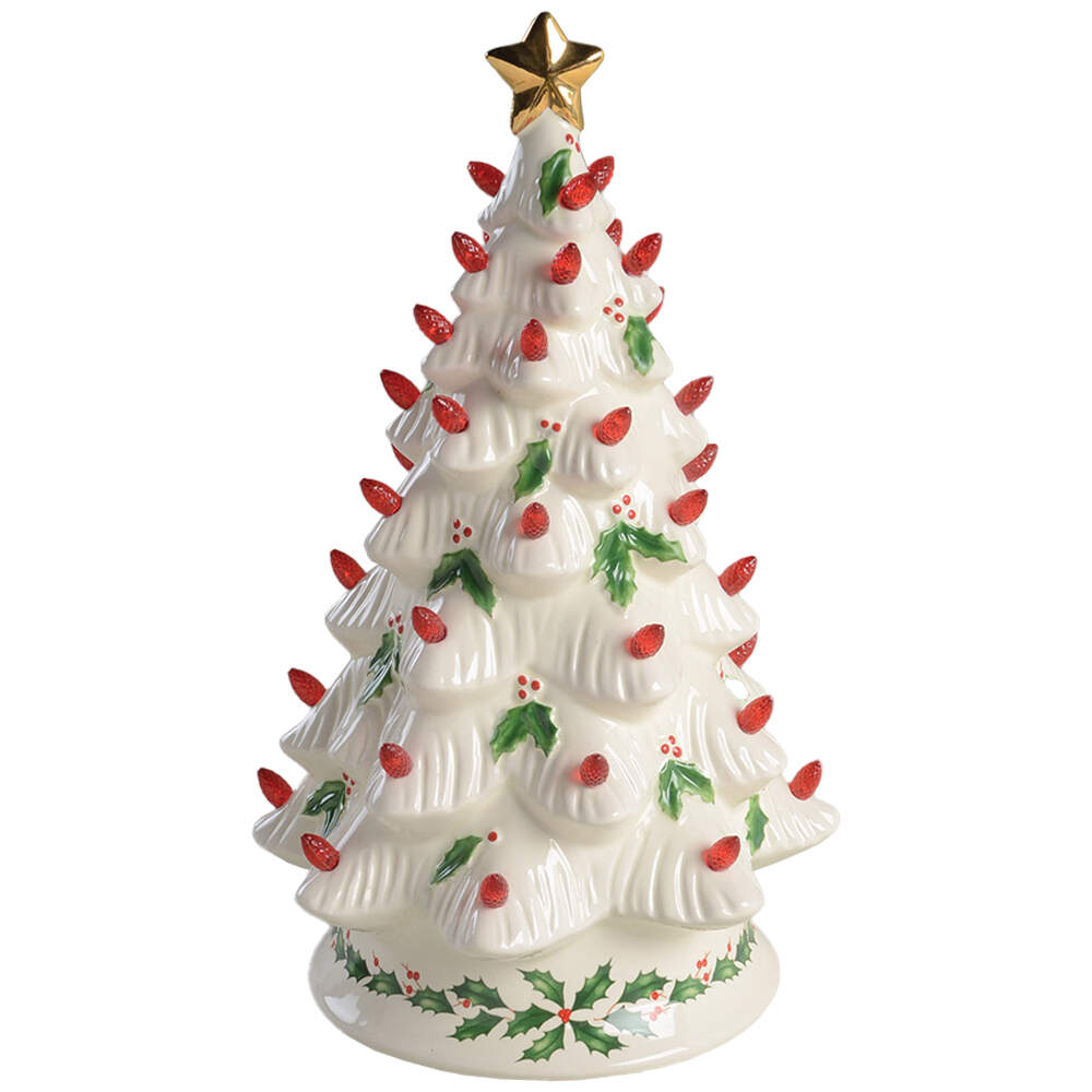 Holiday (Dimension) Battery Lighted Figural Tree by Lenox-1