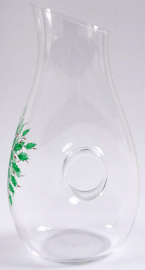 Holiday (Dimension) Pierced Glassware Decanter by Lenox-1