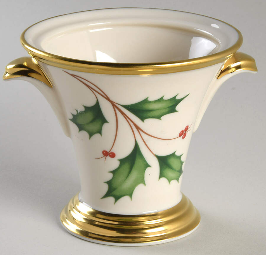 Holiday (Dimension) Sugar Bowl No Lid by Lenox-1