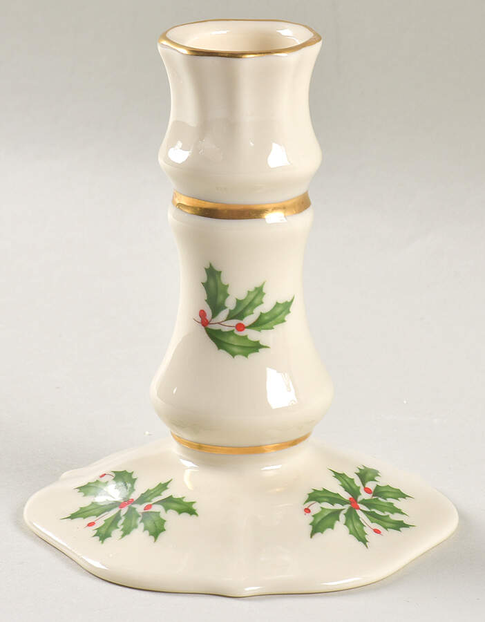 Holiday (Dimension) 4" Candlestick by Lenox-1