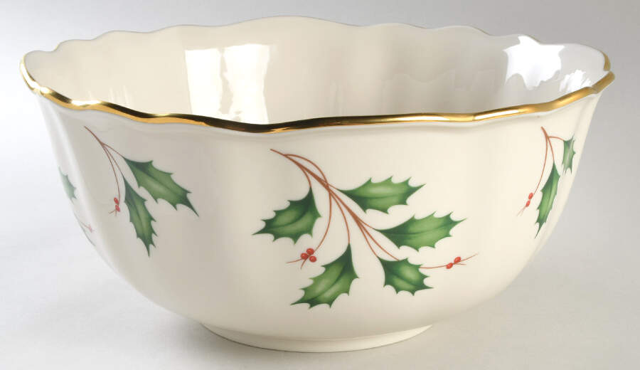 Holiday (Dimension) Punch Bowl by Lenox-1