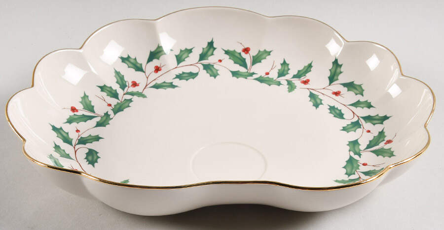 Holiday (Dimension) Crudite, Plate Only by Lenox-1