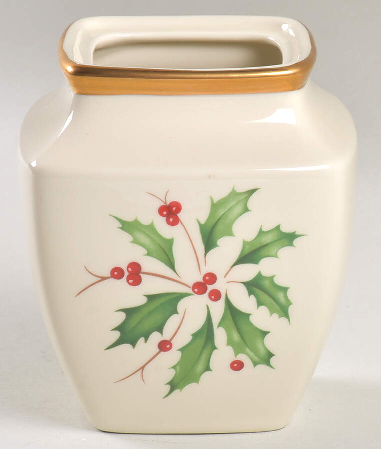 Holiday (Dimension) Square Sugar Bowl No Lid by Lenox-1