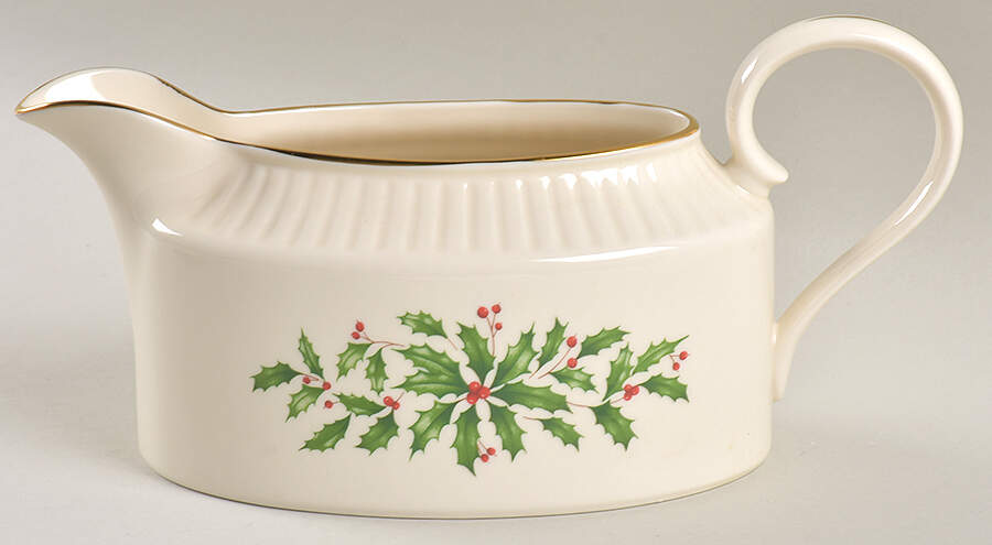 Holiday (Dimension) Gravy Boat by Lenox-1
