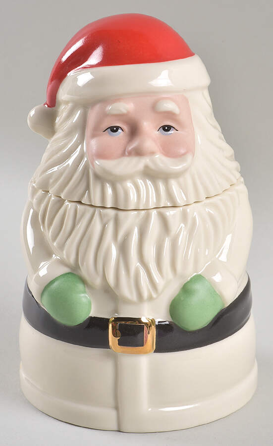 Holiday (Dimension) Figural Treat Jar & Lid by Lenox-1