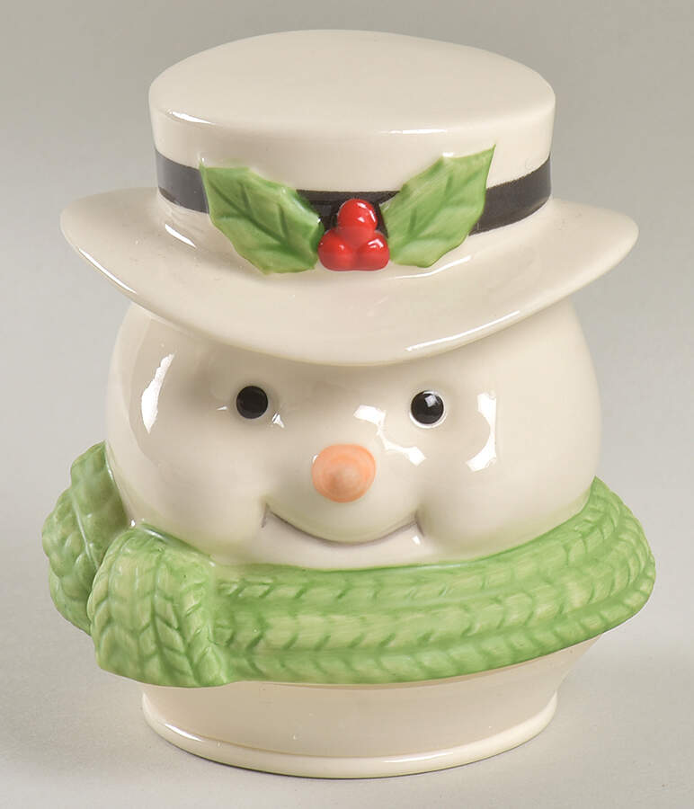 Holiday (Dimension) Lid for Figural Treat Jar by Lenox-1