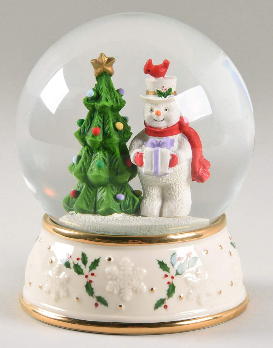 Holiday (Dimension) Snow Globe by Lenox-1
