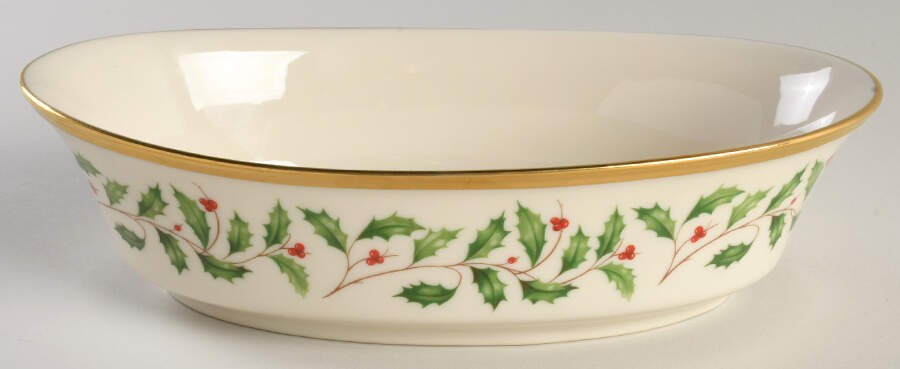 Holiday (Dimension) 10" Oval Vegetable Bowl by Lenox-1