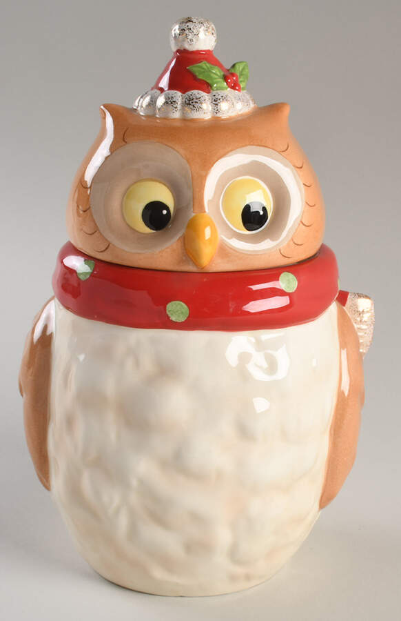 Holiday (Dimension) Figural Treat Jar & Lid by Lenox-1