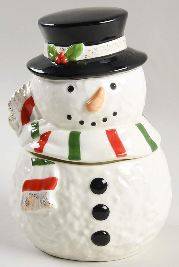 Holiday (Dimension) Figural Treat Jar & Lid by Lenox-1