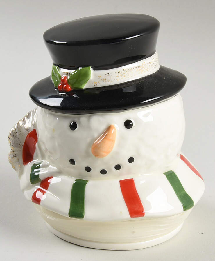 Holiday (Dimension) Lid for Figural Treat Jar by Lenox-1