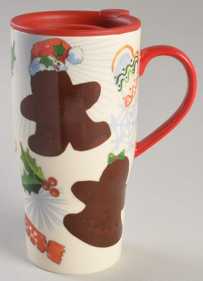 Holiday (Dimension) Heat Changing Travel Mug & Plastic Lid by Lenox-1