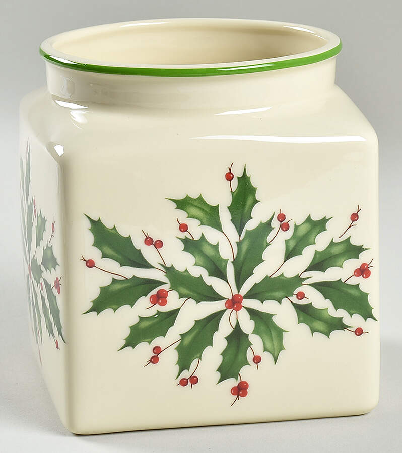 Holiday (Dimension) Medium Canister No Lid by Lenox-1