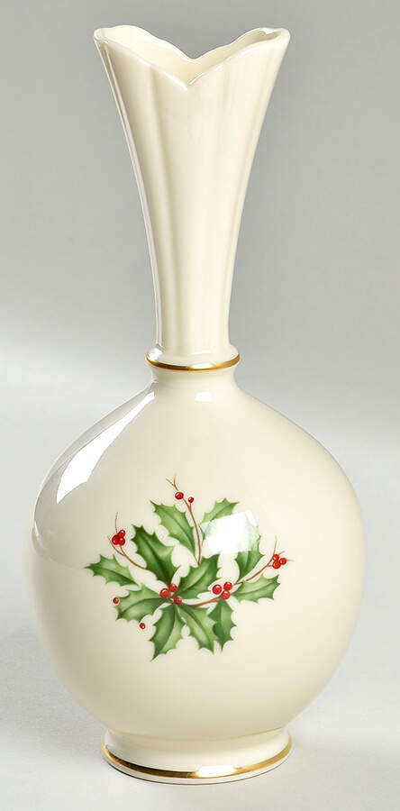 Holiday (Dimension) Vase-High (Bulbous) by Lenox-1