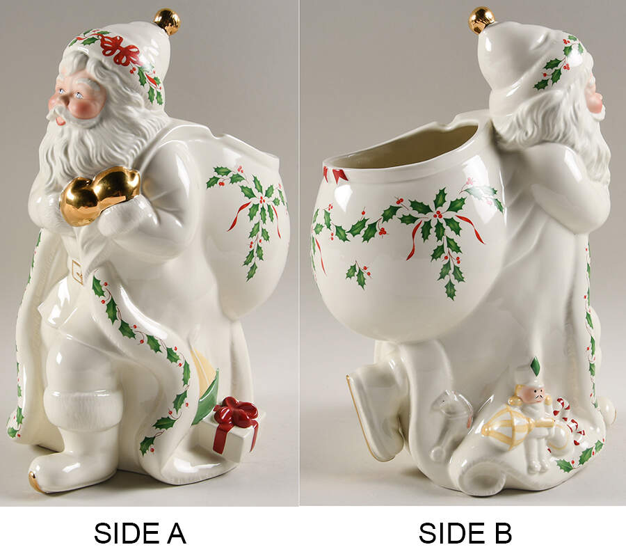 Holiday (Dimension) Figural Cookie Jar No Lid by Lenox-1