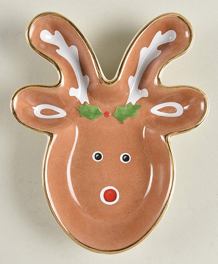 Holiday (Dimension) Figural Reindeer Food Bowl by Lenox-1