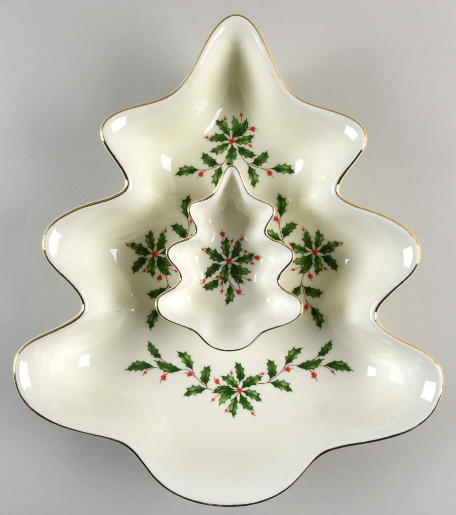 Holiday (Dimension) Chip/Dip Set (2 Piece) by Lenox-1