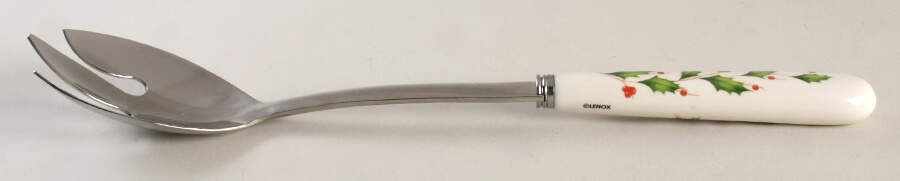 Holiday (Dimension) Salad Serving Fork with Stainless Prongs by Lenox-1