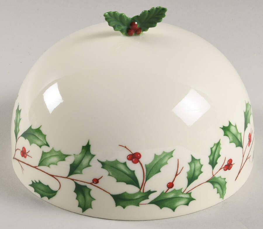 Holiday (Dimension) Lid for Round Butter by Lenox-1