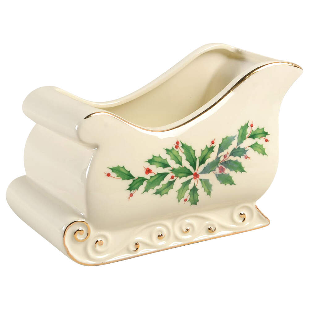 Holiday (Dimension) Sleigh Candy Dish by Lenox-1