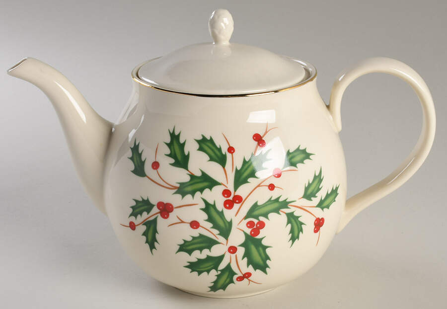 Holiday (Dimension) Teapot & Lid by Lenox-1