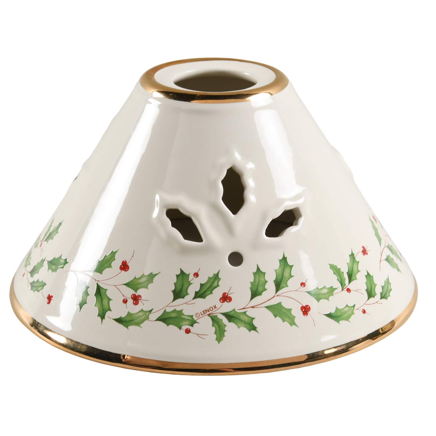 Holiday (Dimension) Shade for Tea Light Lamp by Lenox-1