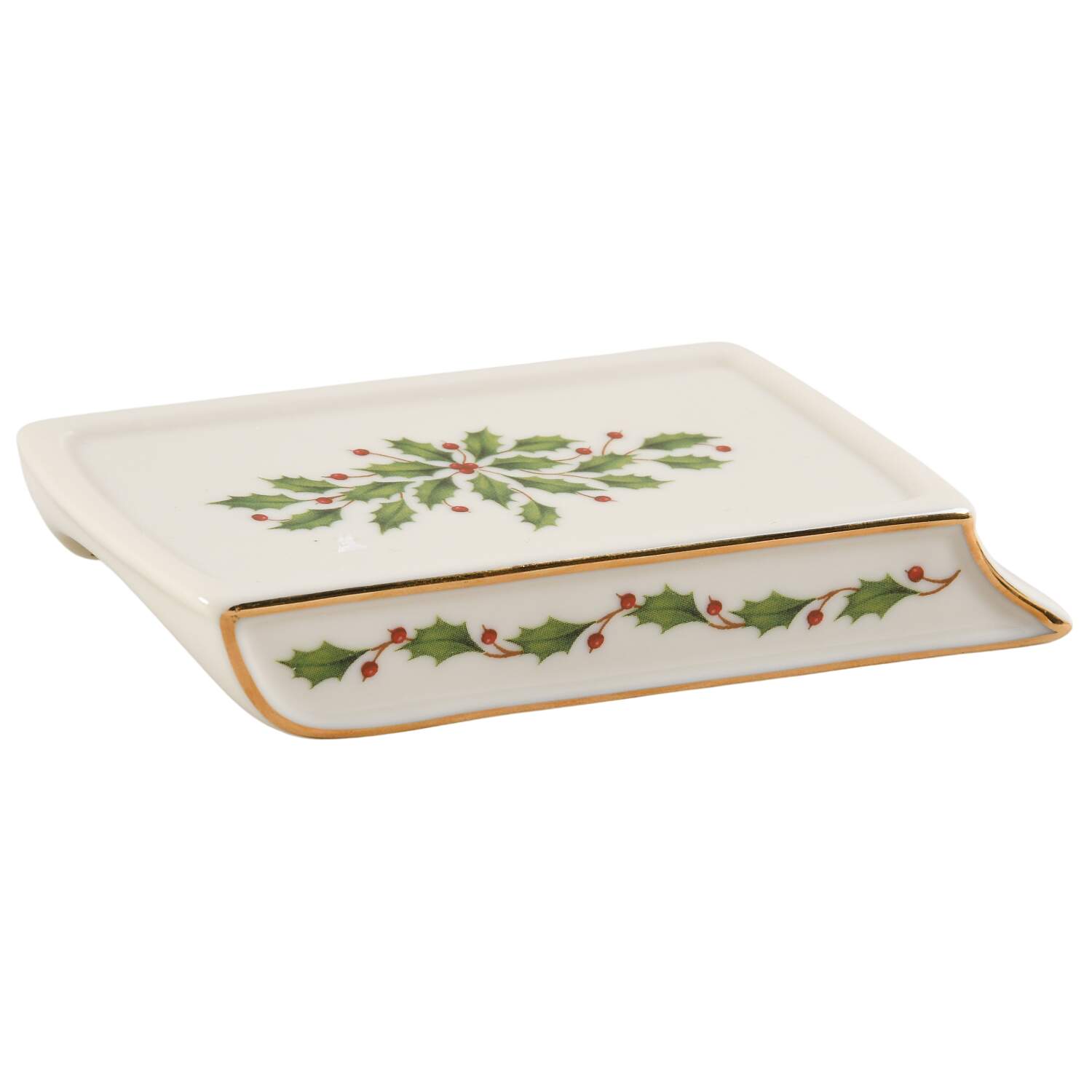 Holiday (Dimension) Tray for Figural Salt & Pepper Set by Lenox-1