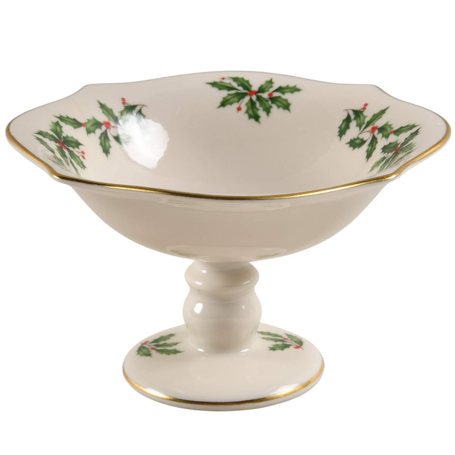Holiday (Dimension) Round Compote (Height X Width) by Lenox-1