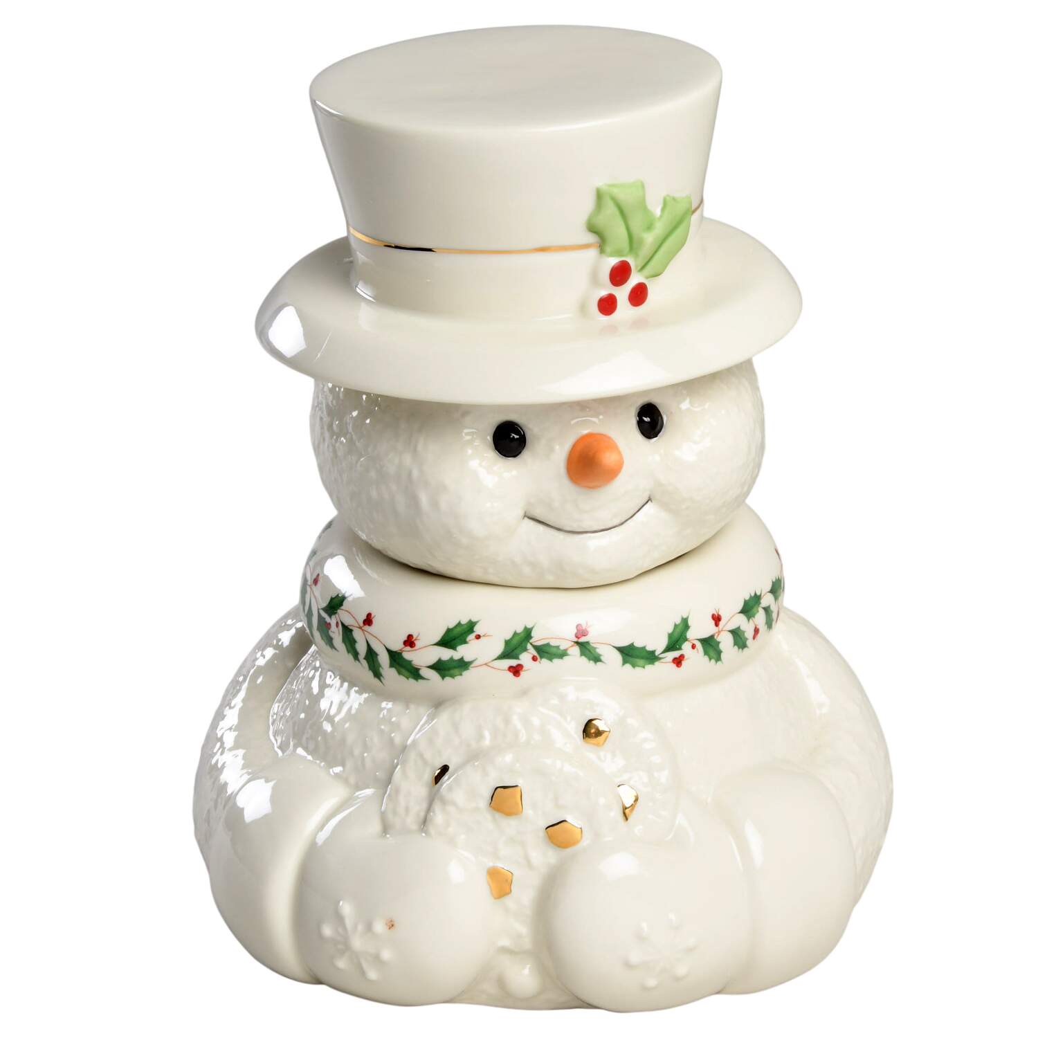 Holiday (Dimension) Figural Cookie Jar & Lid by Lenox-1