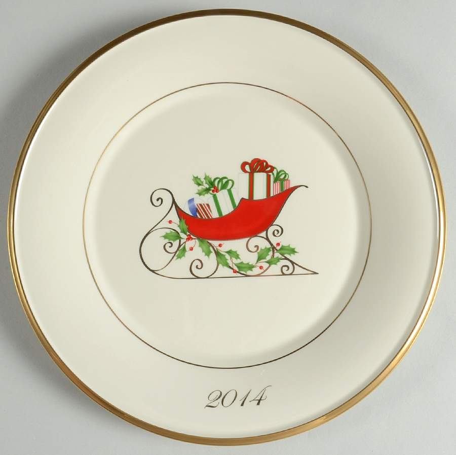 Holiday (Dimension) 2014 Annual Accent Luncheon Plate by Lenox-1