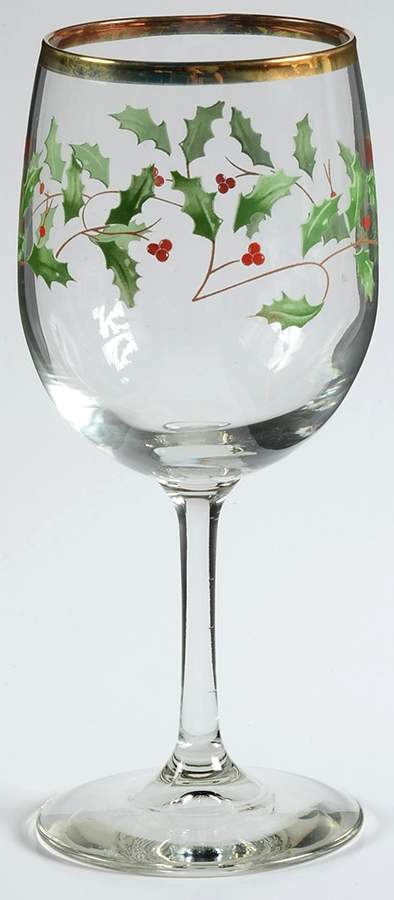 Holiday (Dimension) 10 Oz Glassware Goblet by Lenox-1