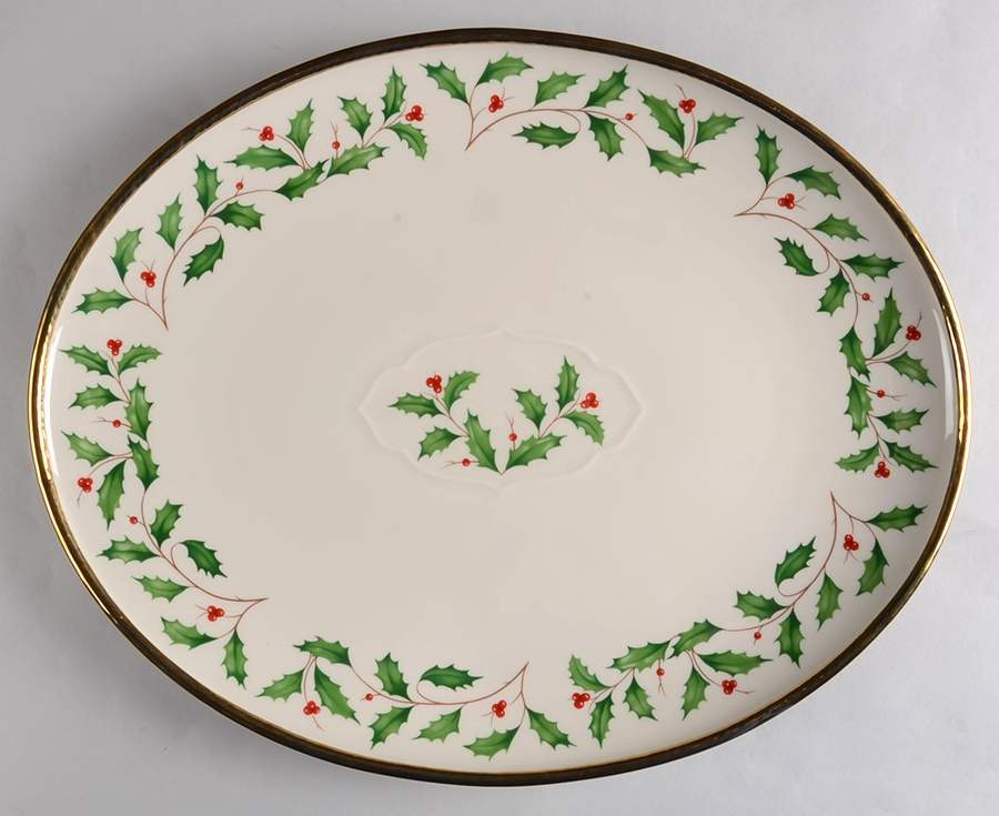 Holiday (Dimension) 16" Oval Serving Platter by Lenox-1
