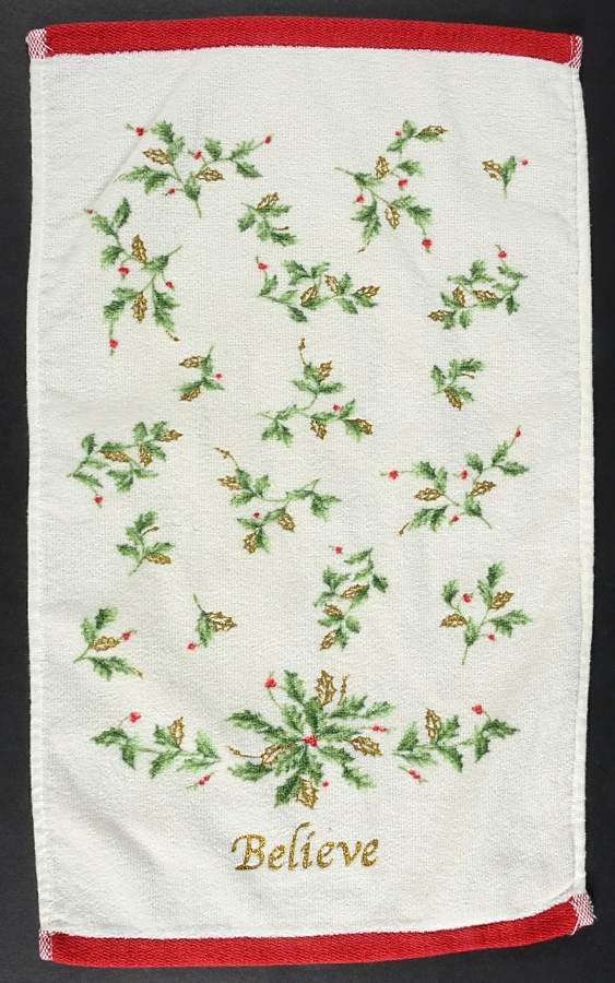 Holiday (Dimension) Cloth Fingertip Towel by Lenox-1