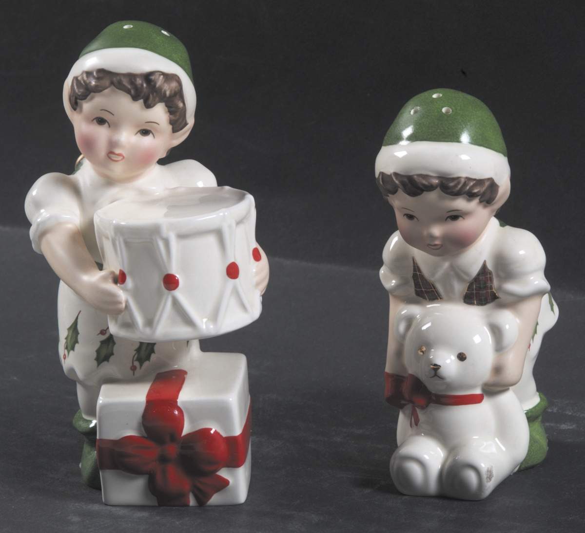 Holiday (Dimension) Figural Salt & Pepper Set by Lenox-1