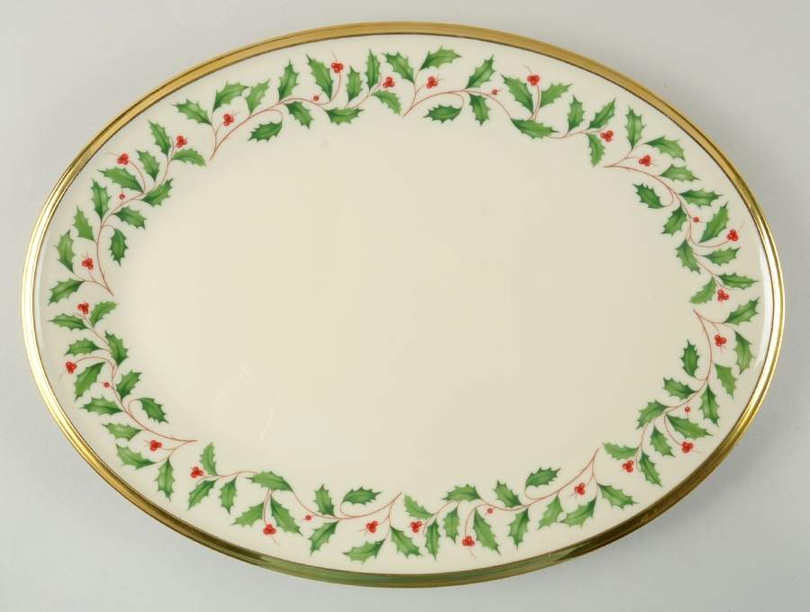 Holiday (Dimension) 13" Oval Serving Platter by Lenox-1